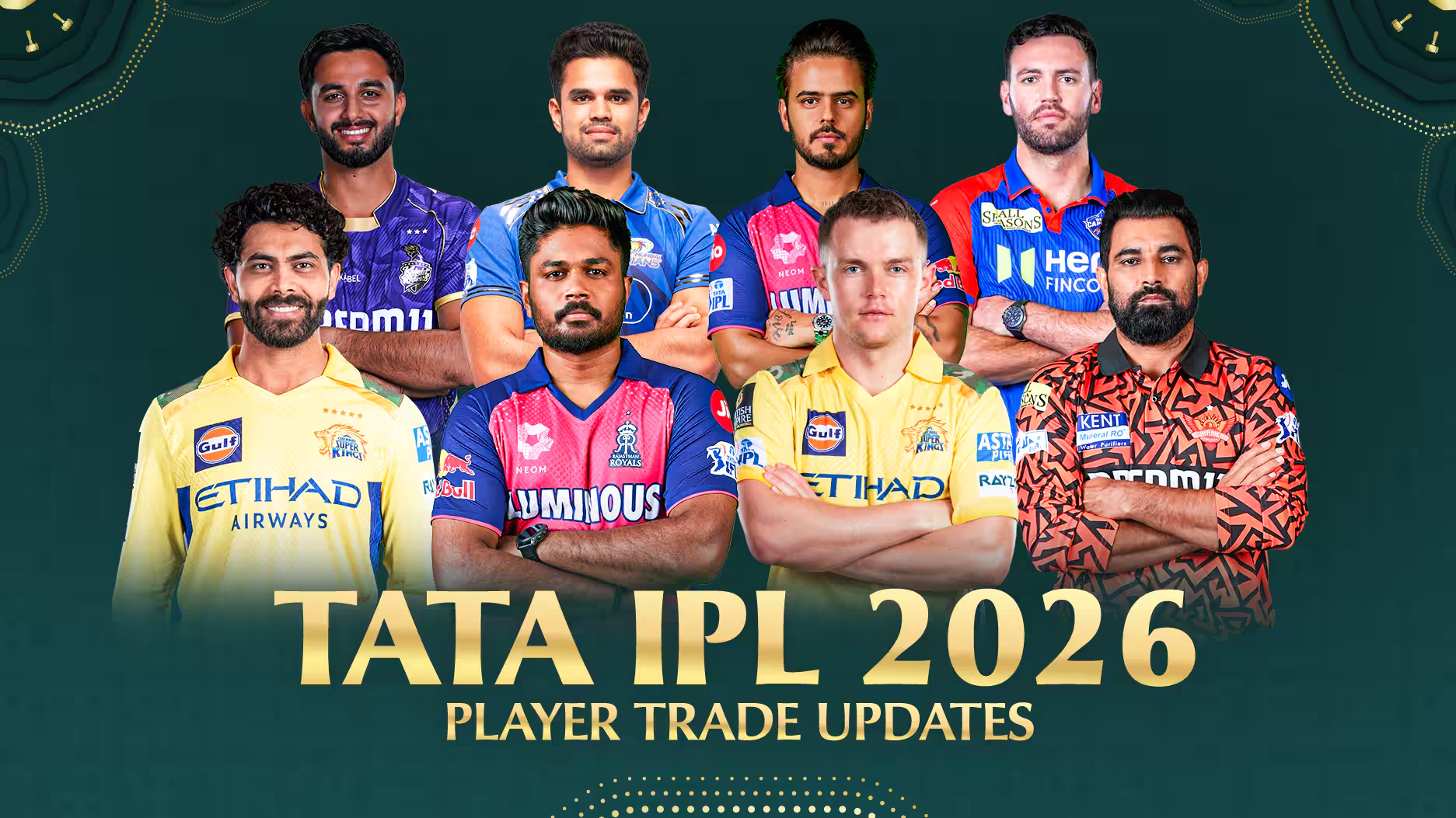 IPL 2026 all teams and captains - Playwin321